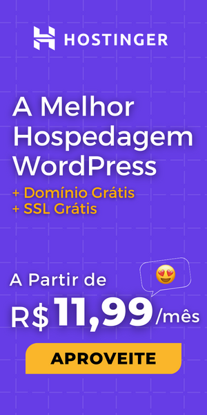 Banner de Anúncio Hostinger
